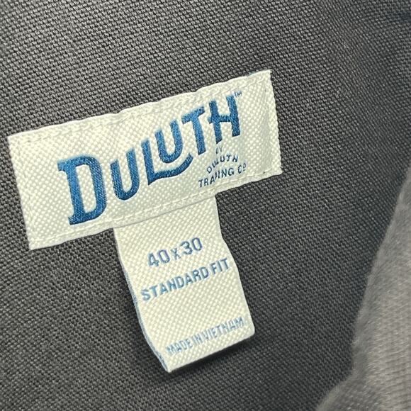 DULUTH Pants Mens 40X30 Flex Fire Hose HD Standard Fit Carpenter Work Black - Picture 5 of 16